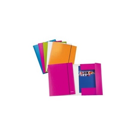 Leitz WOW folder 3 flap Policarbonato Rosa 350 x 250 mm (39830023)