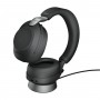 Jabra Evolve2 85, UC Stereo Auricolare Con cavo e senza cavo A Padiglione Ufficio USB tipo A Bluetooth Nero (28599-989-989)