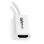 StarTech.com Adattatore mini DisplayPort a HDMI 4k a 30Hz - Convertitore attivo mDP 1.2 a HDMI 1080p per Mac Book A (MDP2HD4KSW)