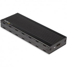 StarTech.com Encosure SSD da USB-C a M.2 NVMe 10 Gbps - Case esterna portatile e in alluminio M.2 NGFF PCIe - Lettu (M2E1BMU31C)