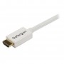 StarTech.com Cavo HDMI ad alta velocità da 5 m - Cavo Ultra HD 4k x 2k a parete CL3 bianco - HDMI a HDMI - M/M (HD3MM5MW)