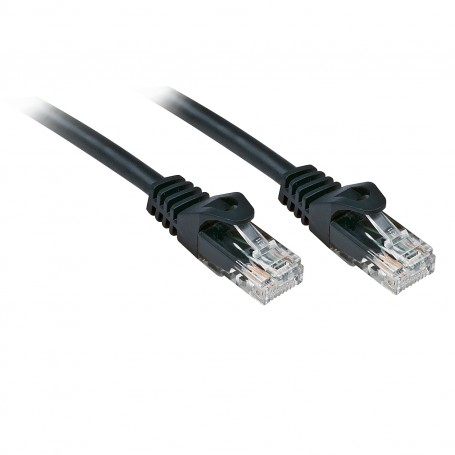 Lindy Rj45/Rj45 Cat6 1m cavo di rete Nero U/UTP (UTP) (48192)