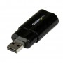 StarTech.com Scheda Audio Esterna Stereo USB 2.0 - Adattatore esterno scheda audio Stereo USB 2.0 a 3,5 mm Jack au (ICUSBAUDIOB)
