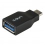 Lindy 41899 adattatore per inversione del genere dei cavi USB 3.1-C USB 3.1-A Nero (41899)
