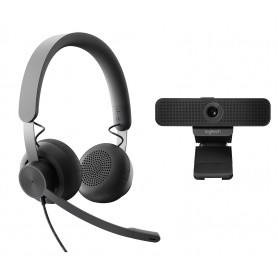 Logitech Wired Personal Video Collaboration UC Kit sistema di conferenza 1 persona(e) 3 MP Sistema di videoconferen (991-000339)