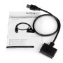 StarTech.com Cavo Adattatore per dischi rigidi USB 3.0 a SATA III da 2.5`` con UASP - Convertitore Sata SSD/HDD (USB3S2SAT3CB)