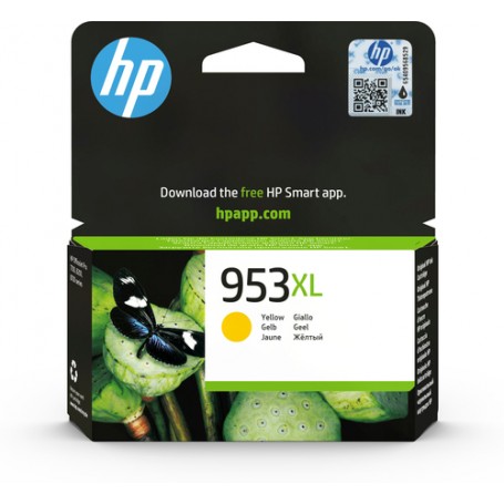 HP Cartuccia inchiostro giallo originale ad alta capacità 953XL (F6U18AE)