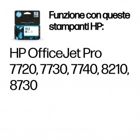 HP Cartuccia di inchiostro originale ciano 953 (F6U12AE)