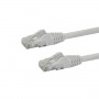 StarTech.com Cavo di rete Cat 6 - Cavo Patch Ethernet RJ45 UTP bianco antigroviglio - 2m (N6PATC2MWH)
