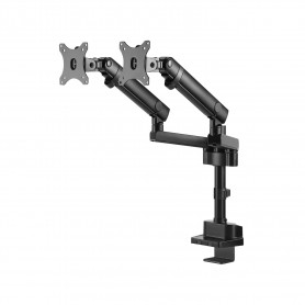 V7 Doppia staffa monitor professionale con regolazione a sfioramento (DMPRO2DTA-3E)