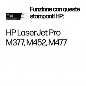 HP Cartuccia Toner originale giallo LaserJet 410A (CF412A)
