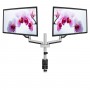 V7 Doppia staffa monitor con regolazione a sfioramento (DM1DTA-1E)
