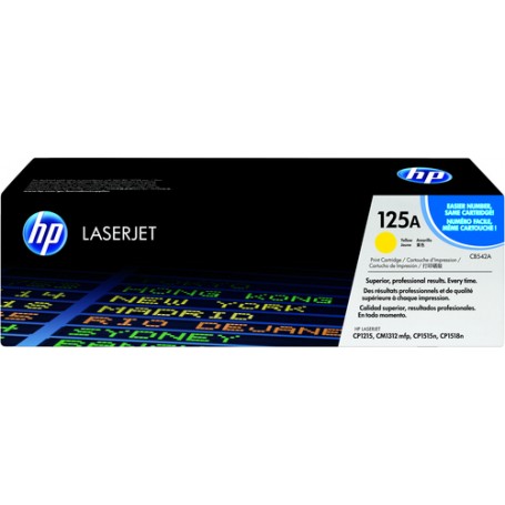 HP Cartuccia Toner originale giallo LaserJet 125A (CB542A)
