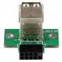 StarTech.com Adattatore USB a 2 porte per Scheda Madre (USBMBADAPT2)