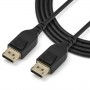 StarTech.com Cavo DisplayPort 1.4 certificato VESA da 2m - 8K 60Hz HBR3 HDR - Cavo per monitorc Certificato funziona  (DP14MM2M)