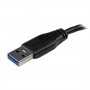 StarTech.com Cavo USB 3.0 Tipo A a Micro B slim - Connettore USB3.0 A a Micro B slim M/M - 2m (USB3AUB2MS)