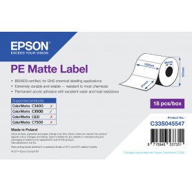 Epson PE Matte Label - Die-cut Roll: 102mm x 51mm, 535 labels (C33S045547)