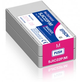 Epson SJIC22P(M): Ink cartridge for ColorWorks C3500 (Magenta) (C33S020603)