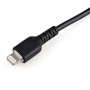 StarTech.com Cavo da USB-A a Lightning da 15cm nero - Robusto e resistente cavo di alimentazione/sincronizzazion (RUSBLTMM15CMB)