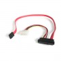 StarTech.com Cavo SAS 29 Pin a SATA e alimentazione LP4, 45 cm (SAS729PW18)