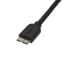 StarTech.com Cavo USB 3.0 Tipo A a Micro B slim - Connettore USB3.0 A a Micro B slim M/M - 50cm (USB3AUB50CMS)