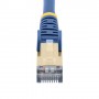 StarTech.com Cavo di Rete Ethernet Cat6a - Cavo Schermato STP da 2m - Blu (6ASPAT2MBL)