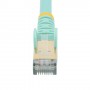 StarTech.com Cavo di Rete Ethernet Cat6a - Cavo Schermato STP da 2m - Turchese (6ASPAT2MAQ)