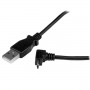 StarTech.com Cavo micro USB 2 m- A a Micro B con angolare verso l'alto (USBAUB2MU)