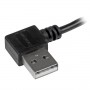 StarTech.com Cavo da Usb a micro USB con connettori ad angolo destro - M/M da 1 m Nero (USB2AUB2RA1M)