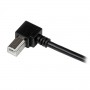 StarTech.com Cavo USB 2.0 A a B con angolare destro da 3 m - M/M (USBAB3MR)