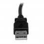 StarTech.com Cavo USB 2.0 A a B con angolare sinistro 2 m - M/M (USBAB2ML)