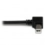StarTech.com Cavo USB 2.0 A a B con angolare sinistro 2 m - M/M (USBAB2ML)