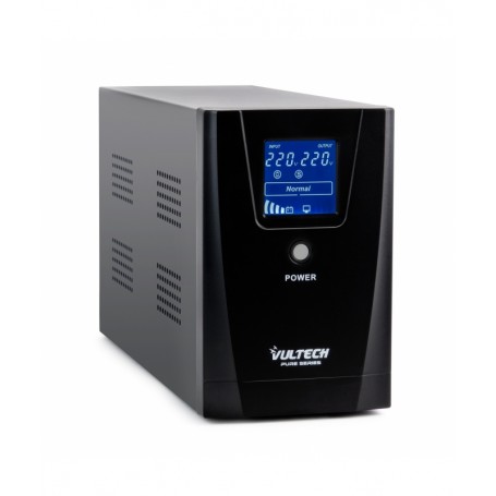 Vultech UPS1000VA-PURE gruppo di continuità (UPS) A linea interattiva 1 kVA 800 W 3 presa(e) AC (UPS1000VA-PURE)