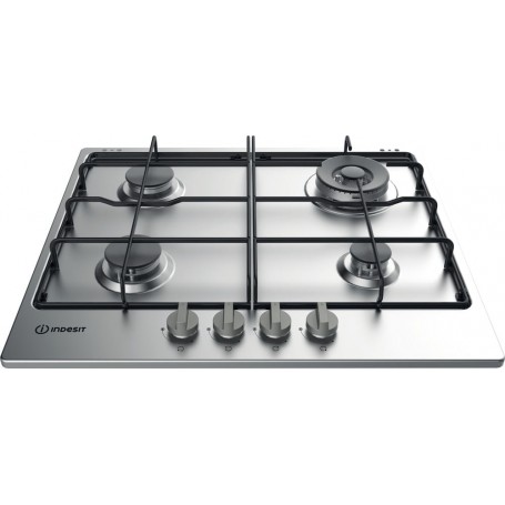 Indesit THP 642 W/IX/I RU piano cottura Acciaio inossidabile Da incasso Gas 4 Fornello(i) (THP642W/IX/IRU)