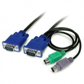 StarTech.com Cavo sottile KVM, PS/2 3 in 1, 1,8 m (SVECON6)