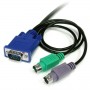 StarTech.com Cavo sottile KVM, PS/2 3 in 1, 1,8 m (SVECON6)