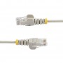 StarTech.com Cavo di Rete Ethernet Snagless CAT6 da 1,5m - Cavo Patch antigroviglio slim RJ45 - Grigio (N6PAT150CMGRS)