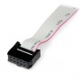 StarTech.com Piastra slot 16'' (40 cm) da seriale maschio 9 pin a header scheda madre 10 pin (PLATE9M16)