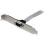 StarTech.com Piastra slot 16'' (40 cm) da seriale maschio 9 pin a header scheda madre 10 pin (PLATE9M16)