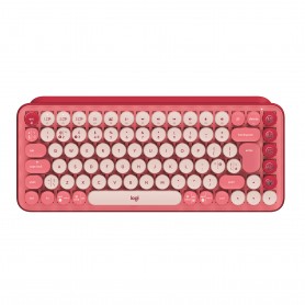 LOGITECH TASTIERA MECCANICA POP KEYS WIRELESS TASTI EMOJI, DESIGN COMPATTO, BLUETOOTH-USB, LAYOUT ITA, HEARTBREAKER (920-010727)