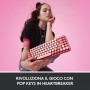 LOGITECH TASTIERA MECCANICA POP KEYS WIRELESS TASTI EMOJI, DESIGN COMPATTO, BLUETOOTH-USB, LAYOUT ITA, HEARTBREAKER (920-010727)