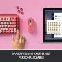 LOGITECH TASTIERA MECCANICA POP KEYS WIRELESS TASTI EMOJI, DESIGN COMPATTO, BLUETOOTH-USB, LAYOUT ITA, HEARTBREAKER (920-010727)