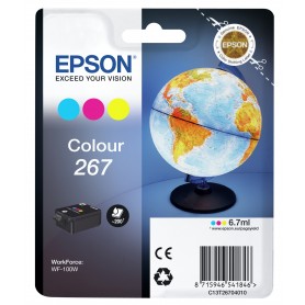 Epson Globe Singlepack Colour 267 ink cartridge (C13T26704020)
