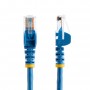 StarTech.com Cavo di rete CAT 5e - Cavo Patch Ethernet RJ45 UTP Blu da 1m antigroviglio (45PAT1MBL)