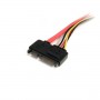 StarTech.com Cavo di estensione dati e alimentazione SATA 22 Pin da 30 cm (SATA22PEXT)