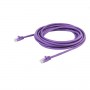StarTech.com Cavo di Rete Viola Cat6 UTP Ethernet Gigabit RJ45 Antigroviglio - 5m (N6PATC5MPL)