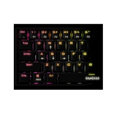GAMDIAS TASTIERA HERMES E3 US WHITE MECCANICA RGB + 19 EFFETTI LUCI (HERMES E3 US WHITE)