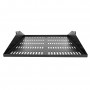 StarTech.com Mensola Rack 19" 2U - Ripiano Ventilato per Armadio Rack 19 pollici a Sbalzo per Dispositivi (SHELF-2U-20-CENTER-V)