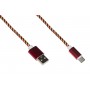 LINK CAVO USB TIPO C 1MT ROSSO/ORO