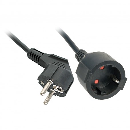 Lindy 30245 prolunghe e multiple 5 m 2 presa(e) AC Interno Nero (30245)